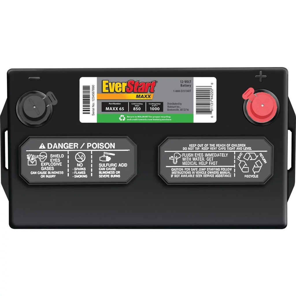 850 Volt Maxx 65 Size Acid Automotive 12 EverStart Group Lead Battery,