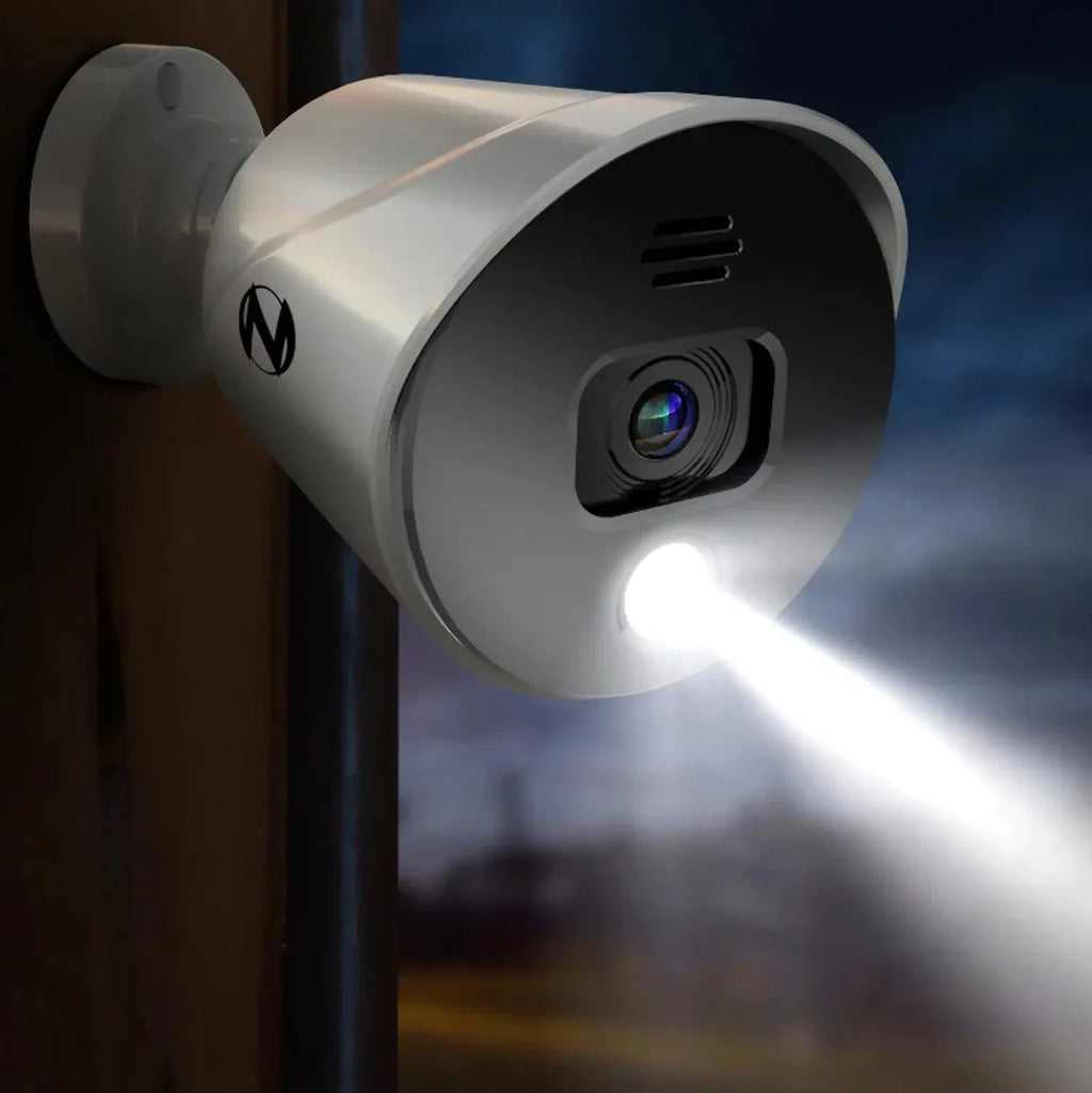 with Wired 2 Sirens Restored Premium Pack Owl (Refurbished) Add Cameras 1080p - On White Audio Alerts Spotlight - and Night