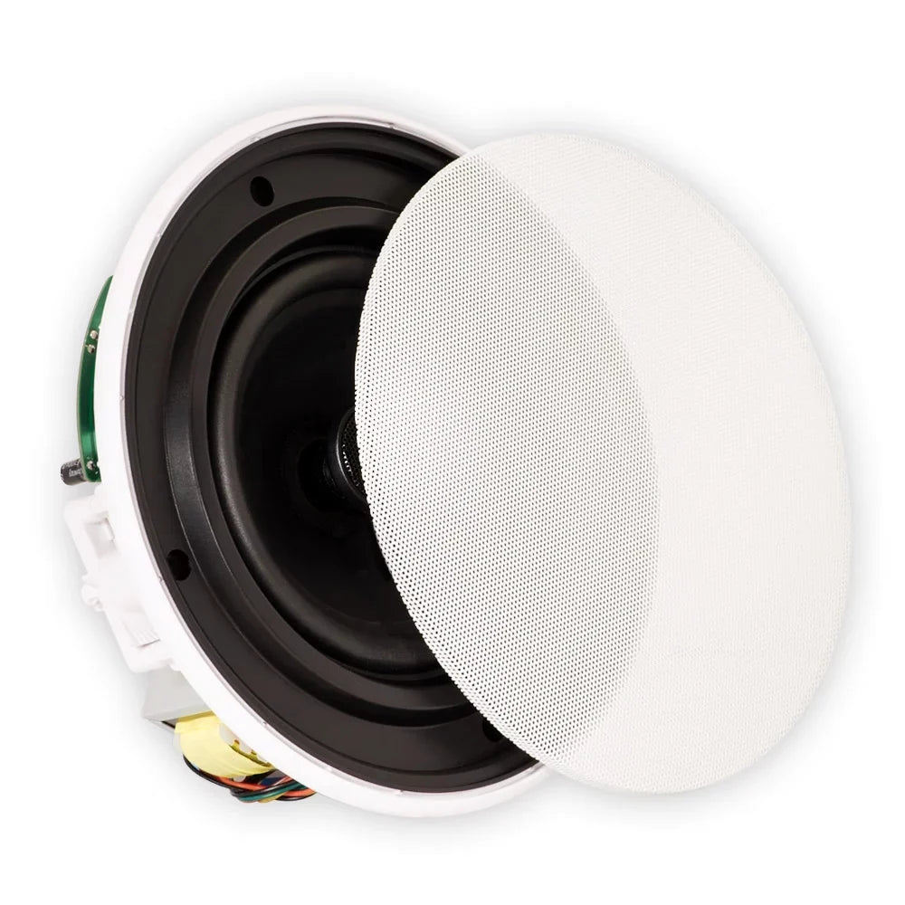 In Pair Woofers TSQ670 70 Volt Mount with Ceiling 6.5" Speakers Pack Solutions Theater Flush 12