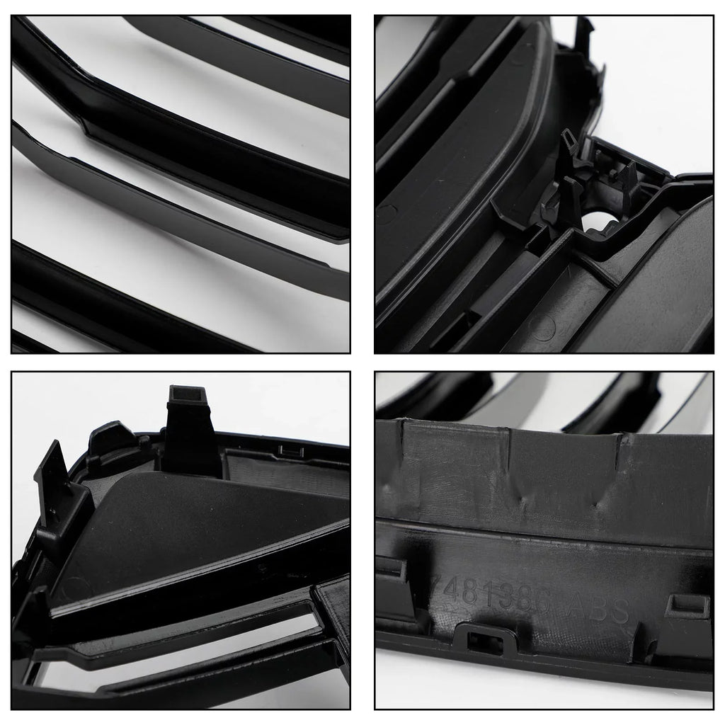 Black Fit Grille M50i Bumper W/Camera Front G06 for Grill 2020-2022 Hole X6