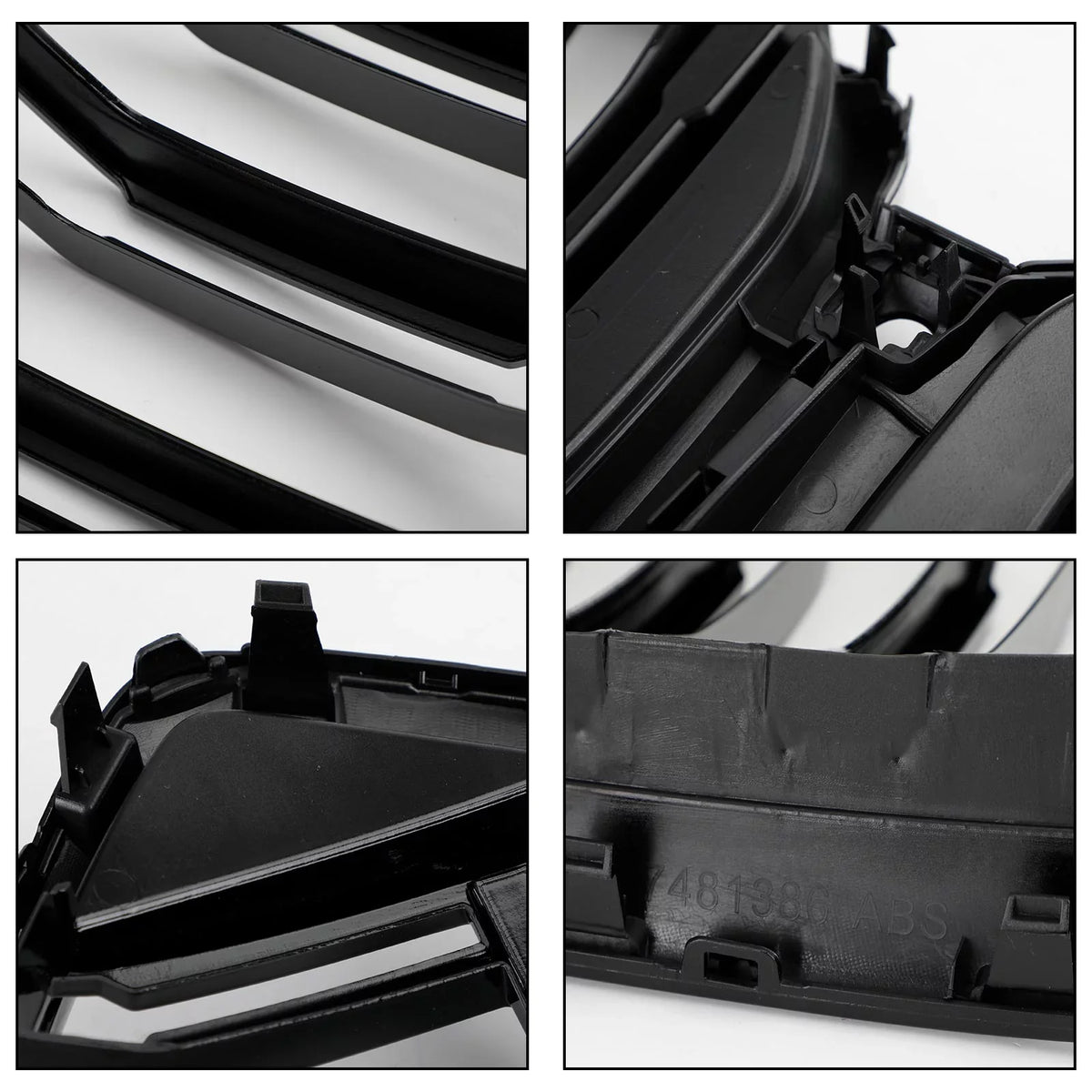 Black Fit Grille M50i Bumper W/Camera Front G06 for Grill 2020-2022 Hole X6