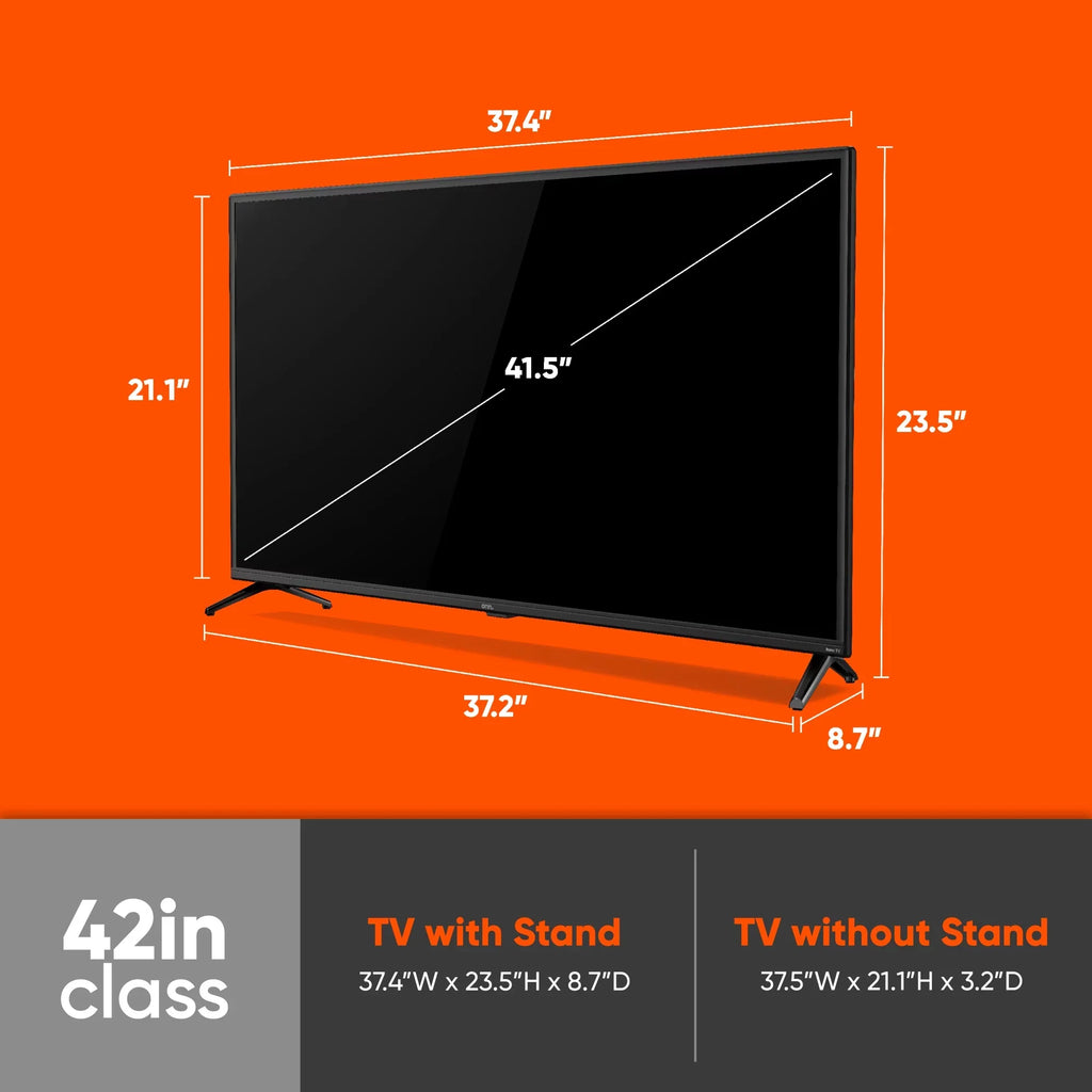 (100068372) Roku Smart (1080P) onn. 42” Class