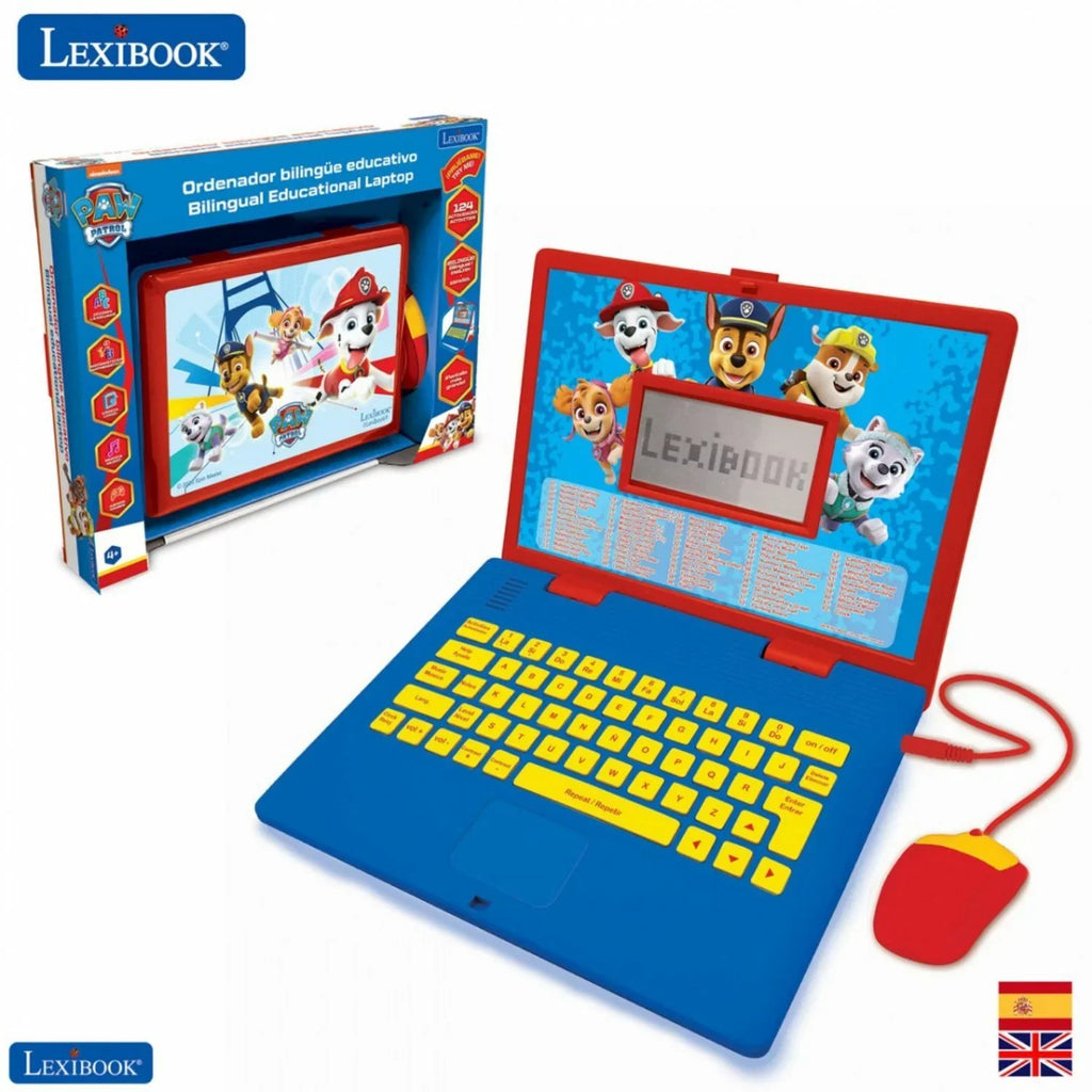 Laptop Spanish/English and Patrol Educational Lexibook Bilingual Paw