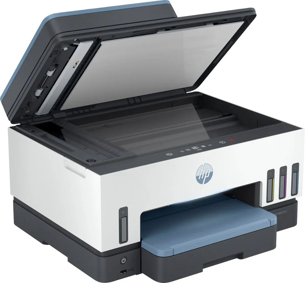 2 Years Tank Ink Dark Wireless Surf All-In-One of with Included Printer - up Smart to Blue Inkjet 7602 Supertank