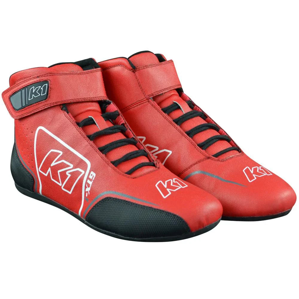 Size -1 Red 14 / Shoe Grey