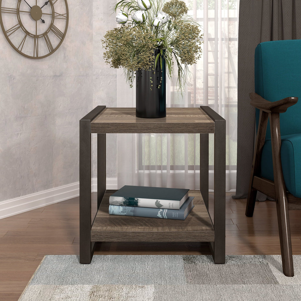 Malta OakvillePark Brown Table, End
