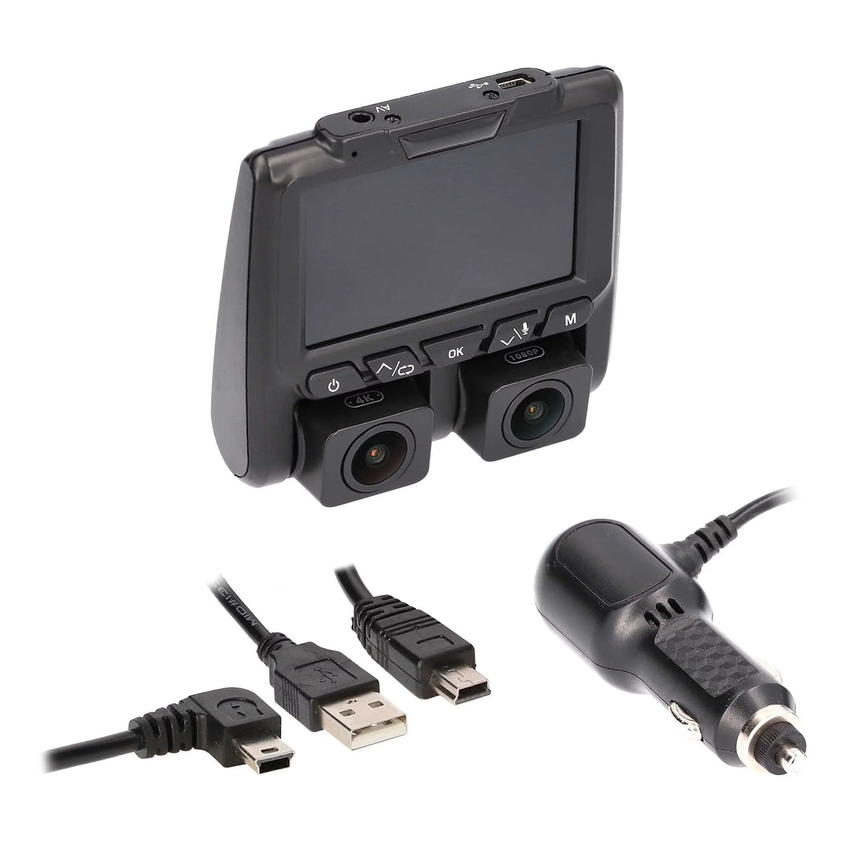 & Dash iBeam Screen w/ 3" Dual-View 4K --DL4K Viewing Camera Built-in