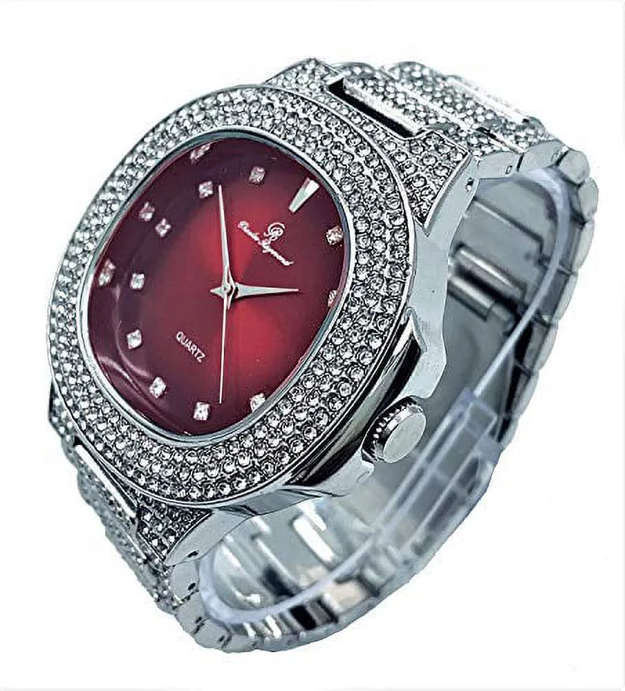 for The and King Watch Red) Couples Hip to Bling'ed Flaunt Out and - Power ( Dance Queen ST10325/ST10364 Blood On Floor His&Hers Set Off Perfect Hop