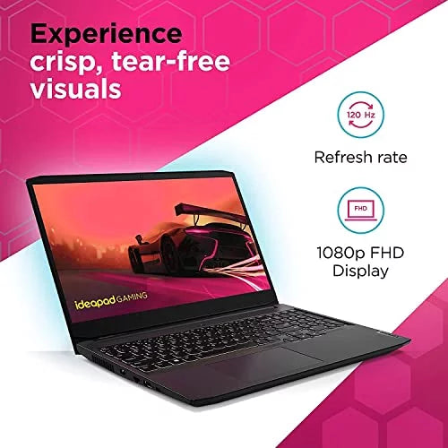 Shadow Ryzen 11, Backlit WiFi, 5-5600H, 120Hz Laptop, 3050 IdeaPad Ti Gaming , Bluetooth, 32GB Black Keyboard, Windows GDDR6, 1TB 3 Gaming 4GB 15.6" Lenovo Webcam,