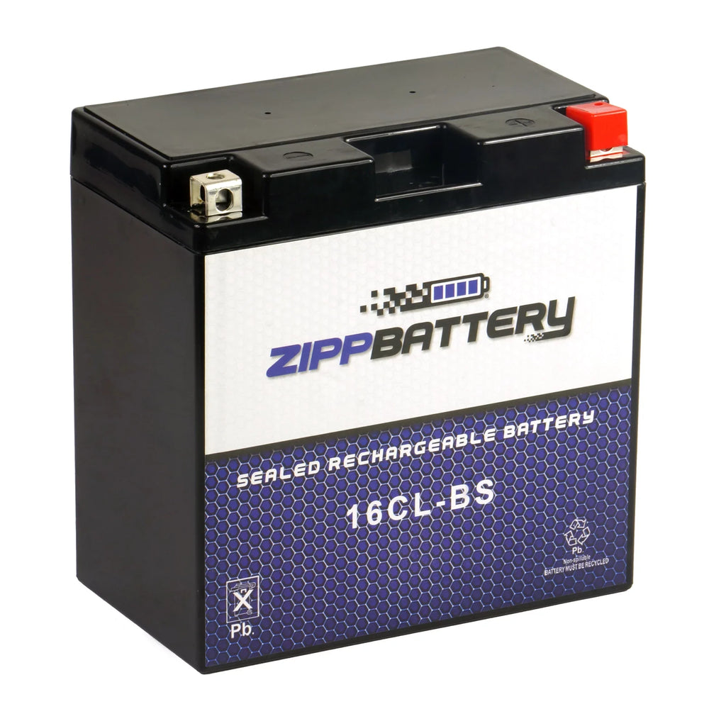 Ts Jf650 Cc Yb16cl-bs Battery Ski Battery for 89-'96, Jf650 Kawasaki 86-'95 650cc Jet X2 Zipp