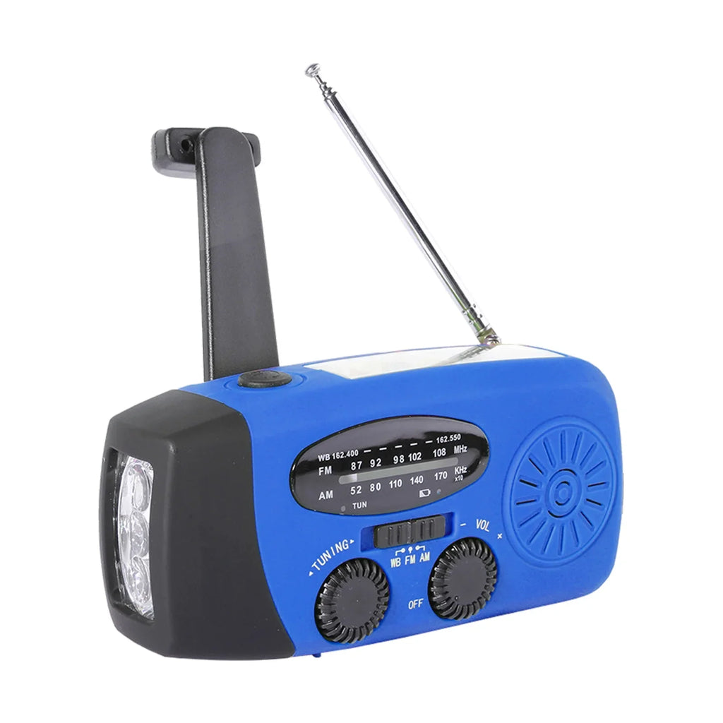 Hand Climatic Lamp Crank Climatic / Hand Bank fo Emergency Rechargeable Power Flashlight Crank Solar Cell & / Battery & Charging Emergency Operated Reading Solar Portable with