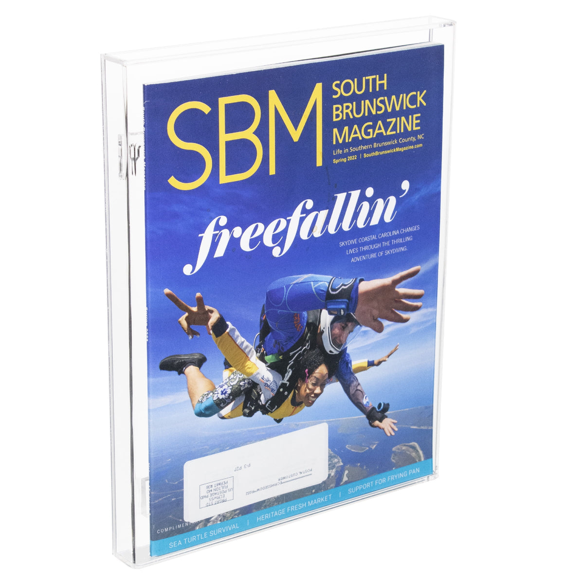 Display Magazine Clear Collectible Cases Mount Case Book Comic Acrylic Wall Better for or Display (A119)