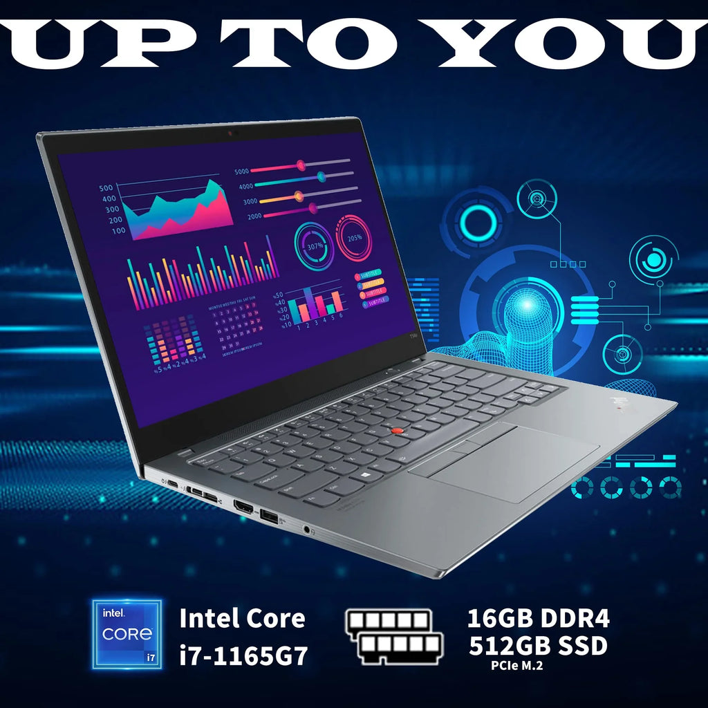 10 i7-1165G7, Gray, Hotface WiFi Touchscreen Win Gen , ThinkPad Keyboard, T14s , 11th Card Backlit 14" 512GB 32GB PCIe Lenovo Laptop, 2 Gen 6, , Storm Intel 16GB Pro,