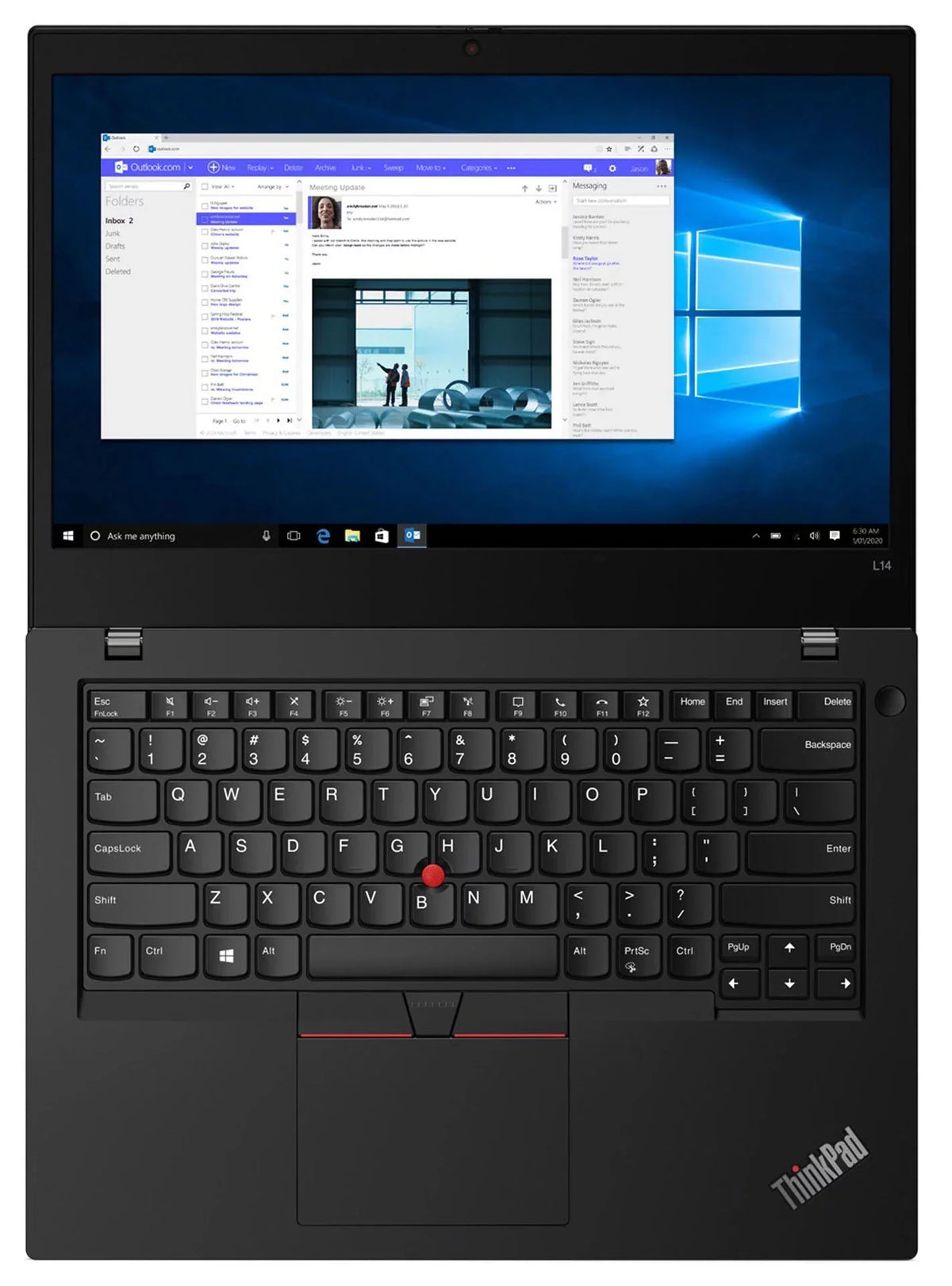 Ryzen 4650U 60Hz , Webcam, Business , L14 (1920x1080), 3.2, Restored ( Radeon, (Refurbished) 32GB 256GB Home , Full PCIe 5 1 Win Pro) & 6-Core, Laptop 14.0" 11 Wifi, ThinkPad Gen Lenovo