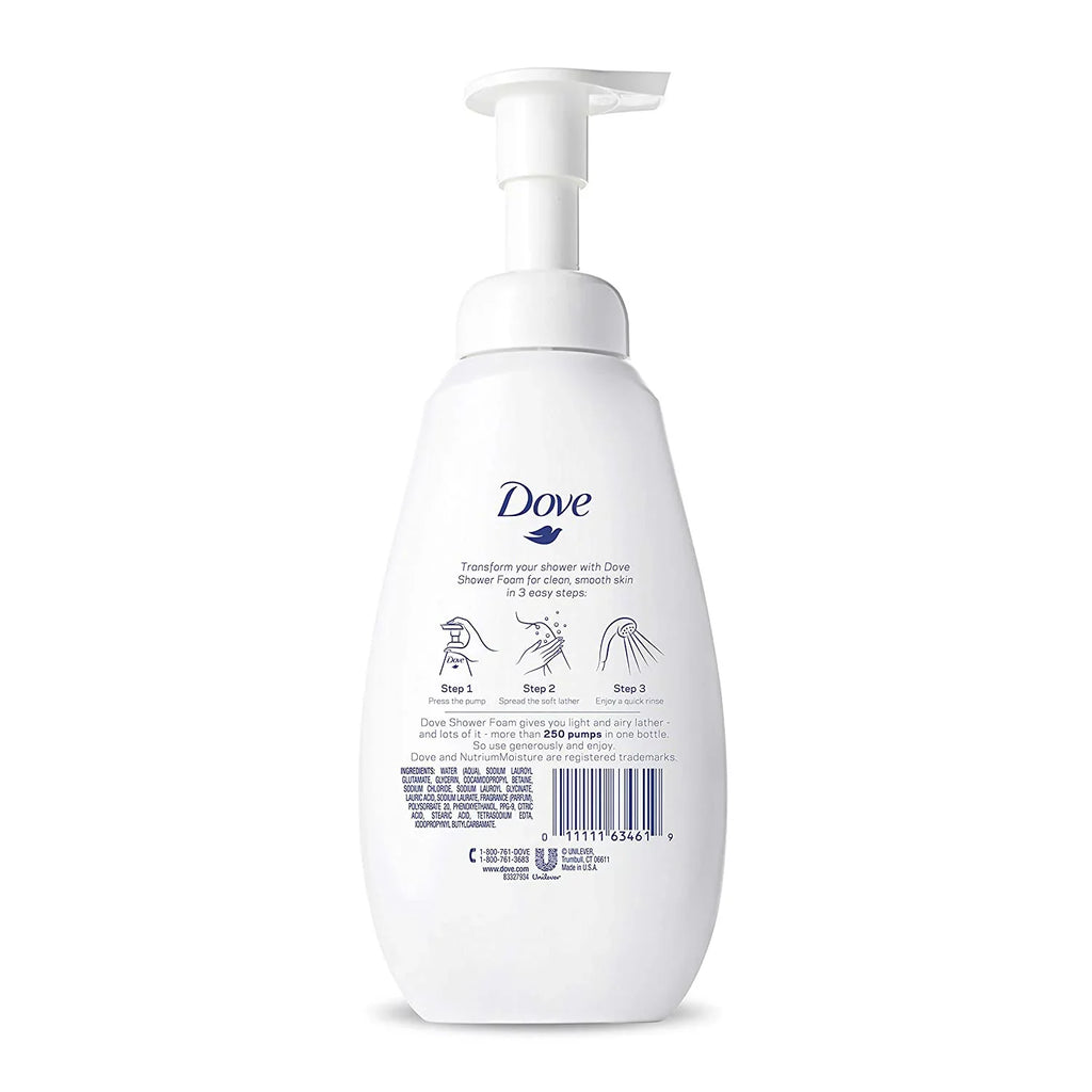 Nutrium Wash (Pack of Moisture Foam 3) Deep Dove oz Body Foaming Shower 13.5