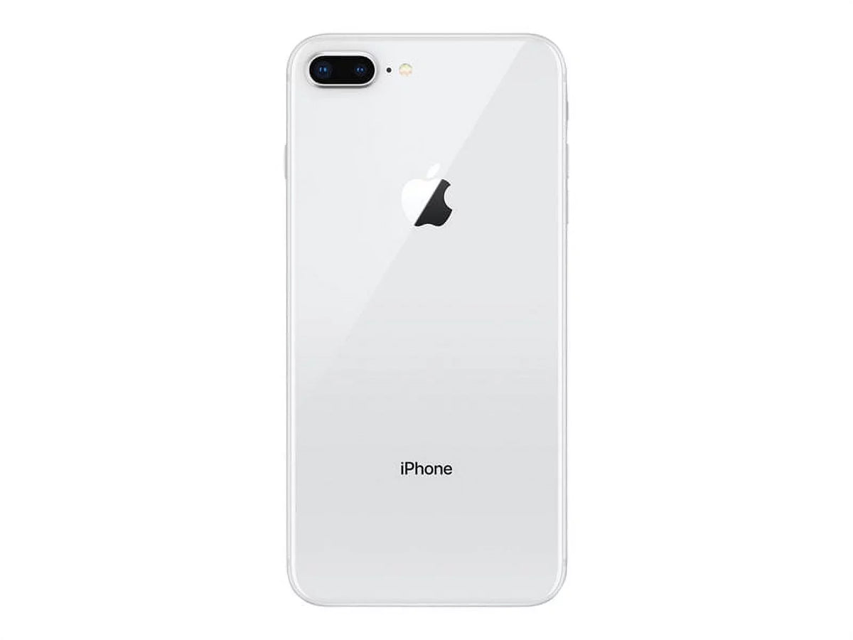 Plus - 8 Silver Unlocked Restored iPhone (Refurbished) Apple 256GB,