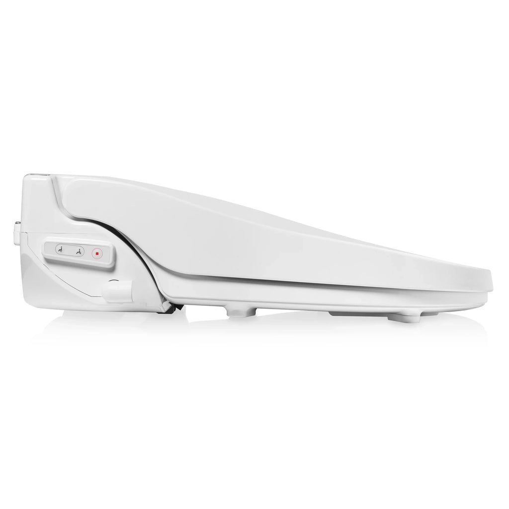 EM617 White Brondell Bidet with Toilet Control, Round Swash Remote Advanced Seat