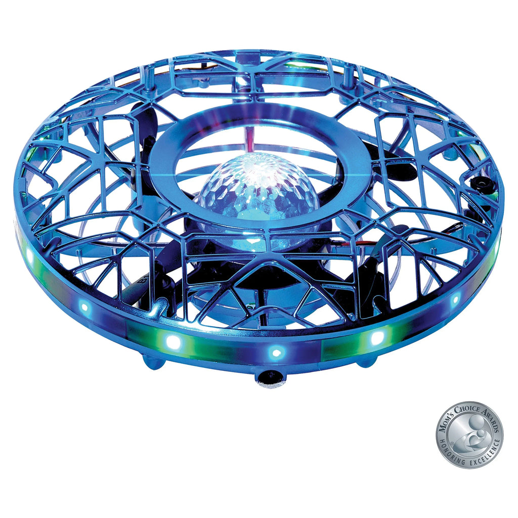 Scoot Hand Mini Force1 Drone Controlled (Blue) Aerial with Drone Light Projector Pro