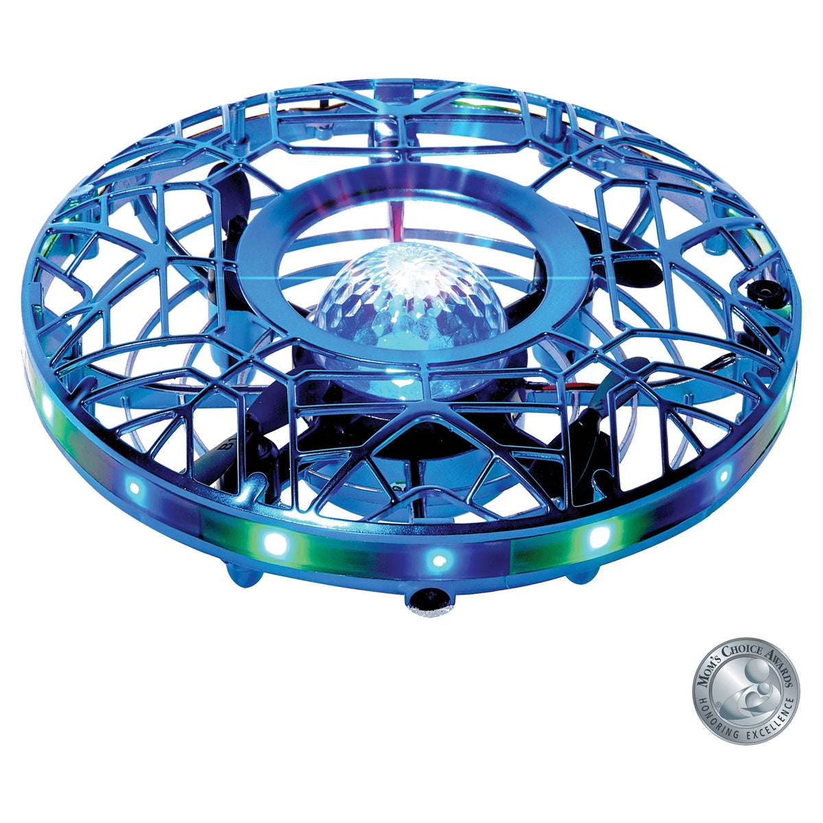 Scoot Hand Mini Force1 Drone Controlled (Blue) Aerial with Drone Light Projector Pro