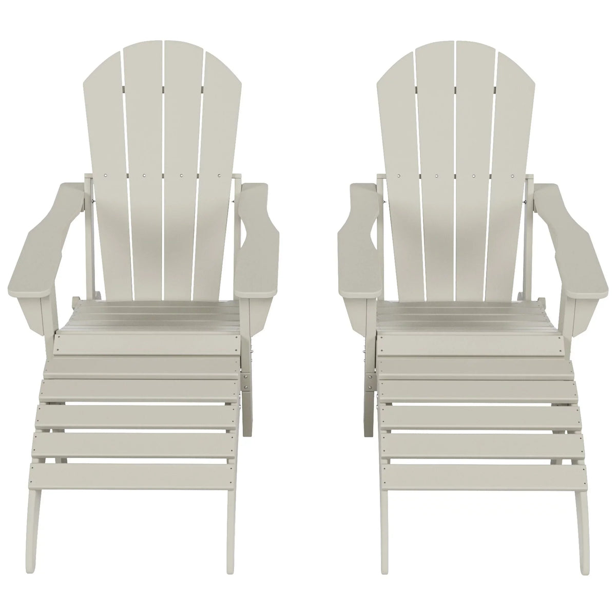'- Conversation Outdoor Sand Laguna Set All Climatic Polytrends Chair (4-Piece) Patio Poly Adirondack