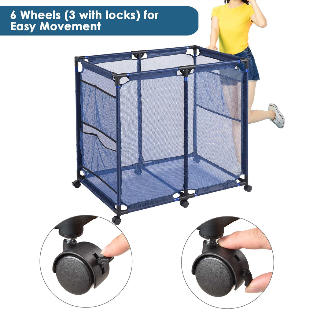 and Nylon weekends.) Storage Quickly shipping Pool Pool Toys, Air Ball To Easily The Garage(No and Roll Bin, Home on Your Basket, Floats, Storage for with Mesh Balls, Bins Dry Storage Organizer Pool