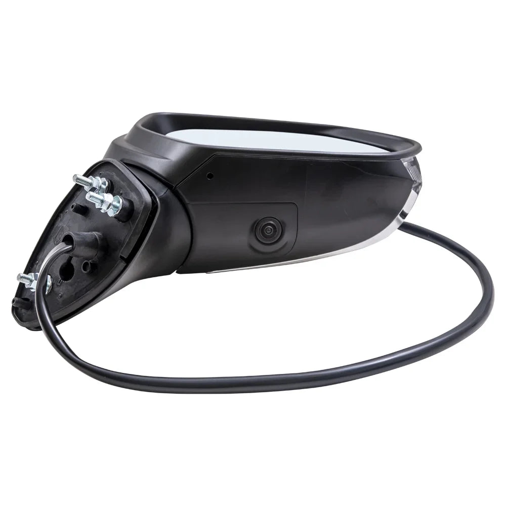 Passenger America Right Aftermarket Power Toyota Brock Camera Black Match Replacement With Paint North With Camry Built To Heat-Signal- 2018-2020 Fits Mirror