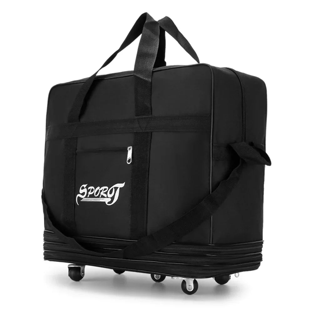 Rolling Collapsible Festnight for Suitcase Men Expandable Travel Women Luggage Bag Foldable