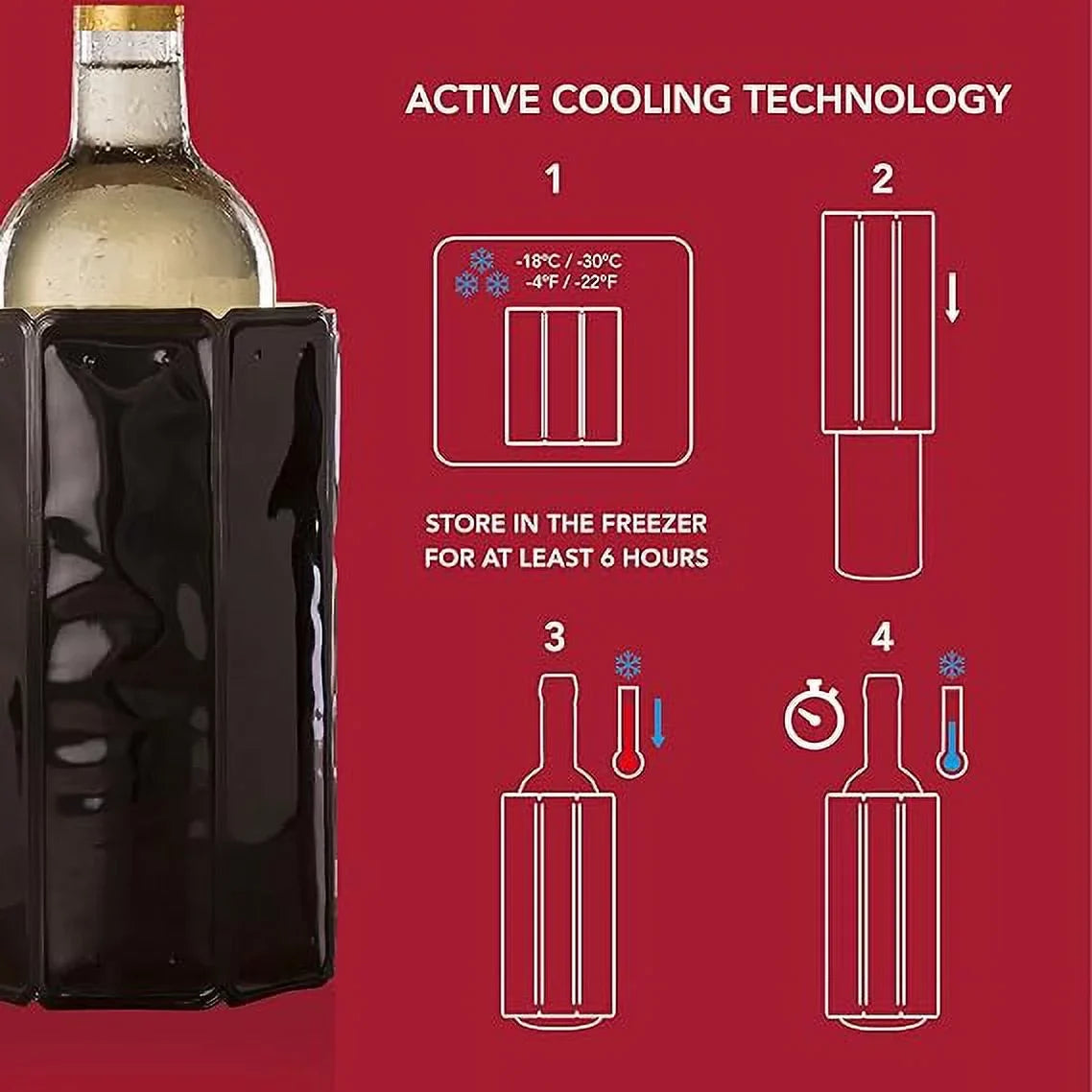 Foil Haves - Wine - Crystal Cutter Stopper Must - Active Concerto Wine Corkscrew Twister Wine Plus- Wine - The Includes Original Saver Wine Wine Vin - Server Vacuum 6pc and Vacu Cooler Set