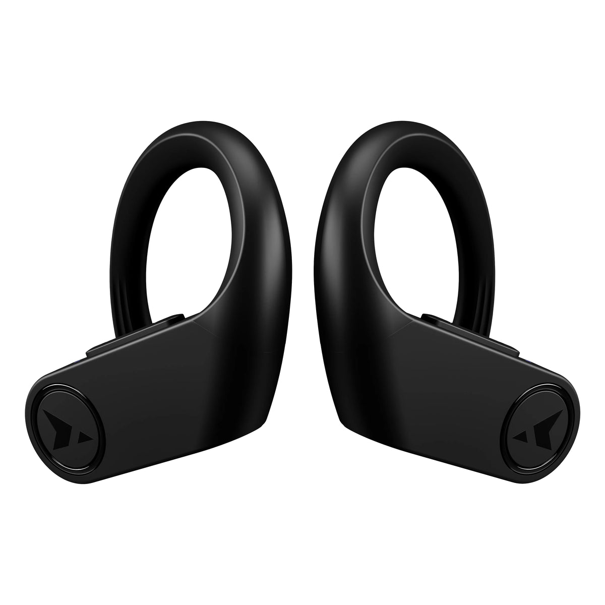 Earhook - for Charging Pro F1 Turonic Earbuds Headphones IPX7 Wireless Wireless True - 45H Running, Mic, Gym, case, with Sport w/Microphone Black Workout Playtime, - - Earphones Bluetooth Moistureproof