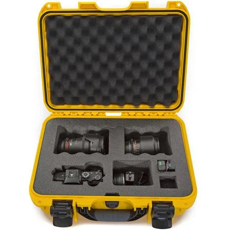 920 Case Yellow Series Camera, Moistureproof for with Foam -7 Insert A7R Sony Lightweight Media Hard Resin