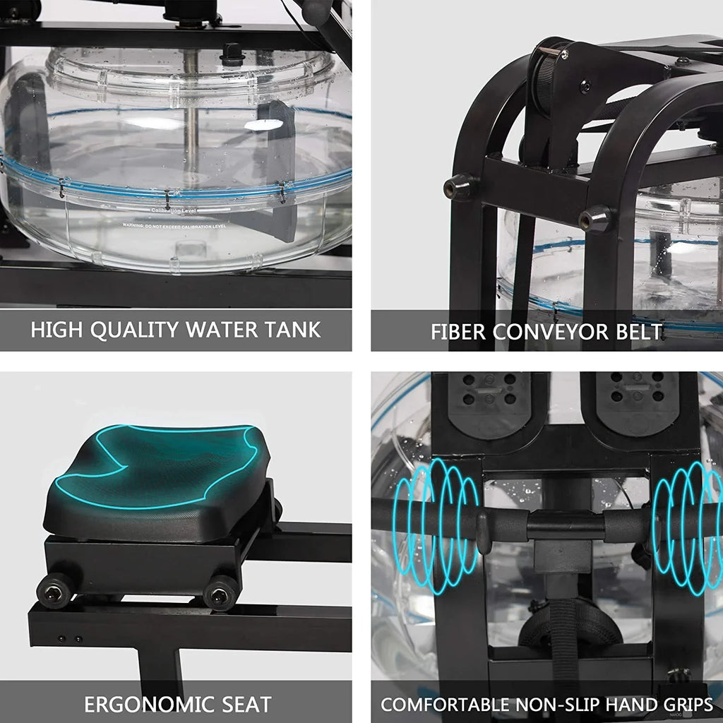 Moitor Resistace Body For With Exercise Gym Home Idoor Adjustable Traiig Whole Rower Moisture Equipmet Machie Rowig Moisture
