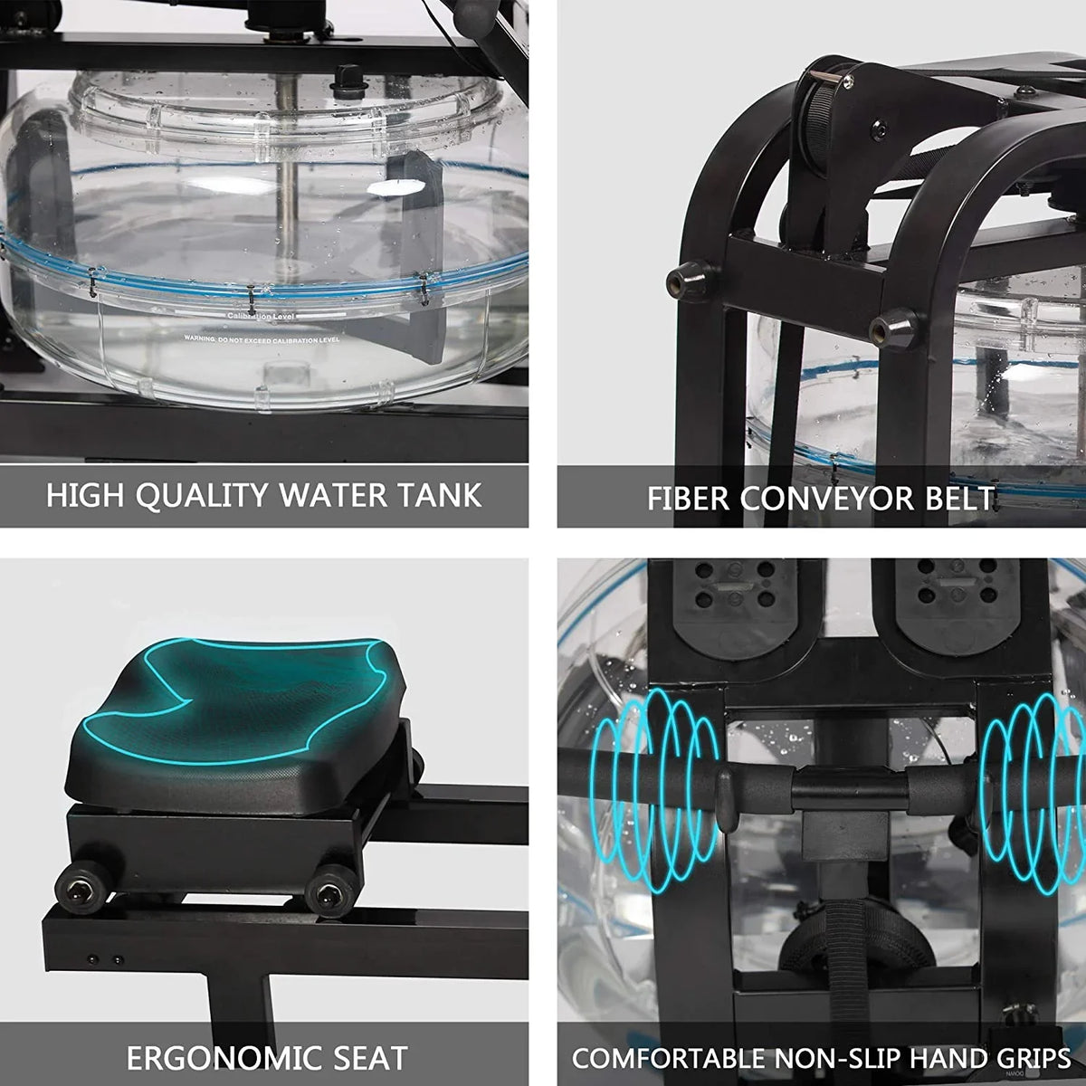 Moitor Resistace Body For With Exercise Gym Home Idoor Adjustable Traiig Whole Rower Moisture Equipmet Machie Rowig Moisture