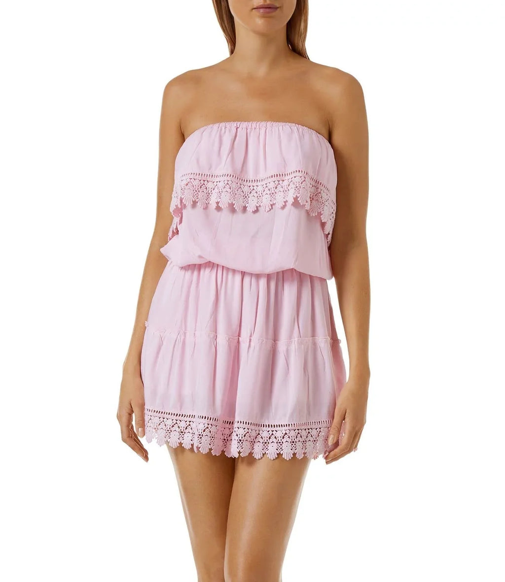 Womens Dress Melissa Mini Smocked Odabash Drapey