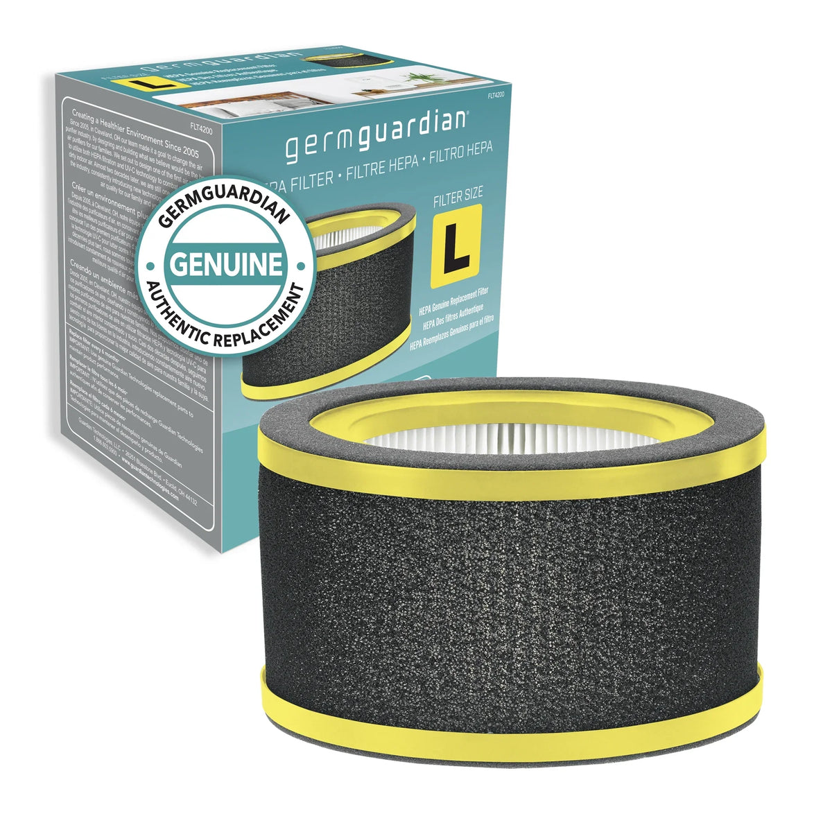GermGuardian Purifiers for Genuine Replacement True L AC4200 Pure Filter Air FLT4200