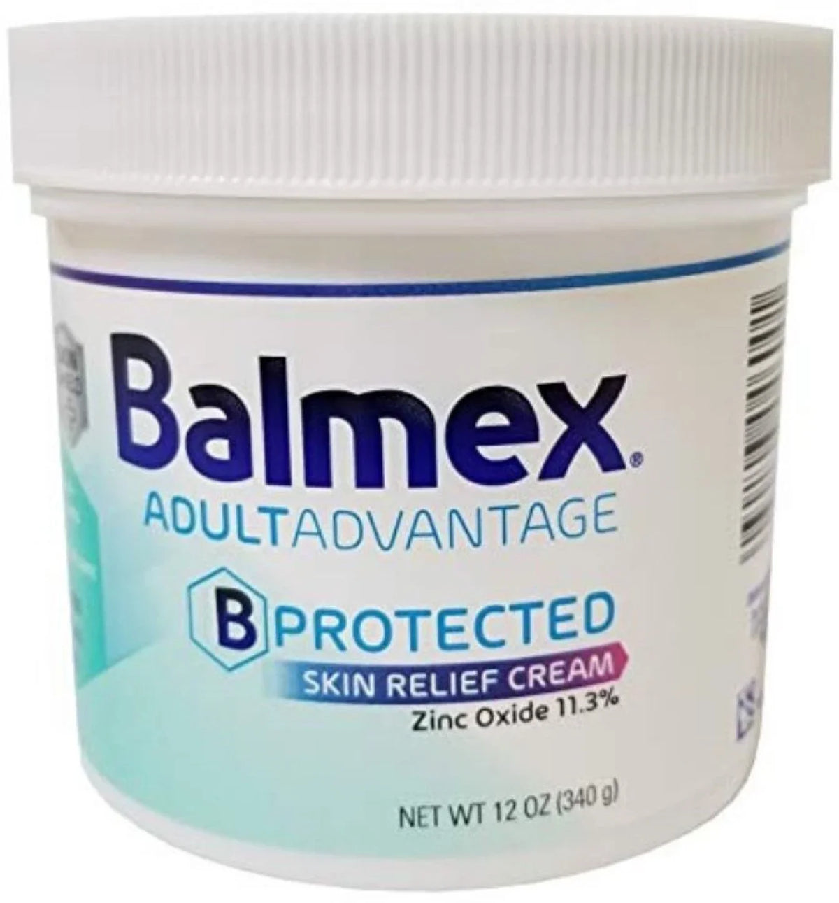 and Balmex Advantage Shield Adult B-Protected Technology 12oz Skin Soothe Skin, Relief Sensitive Protect to with - Heal Skin Cream,