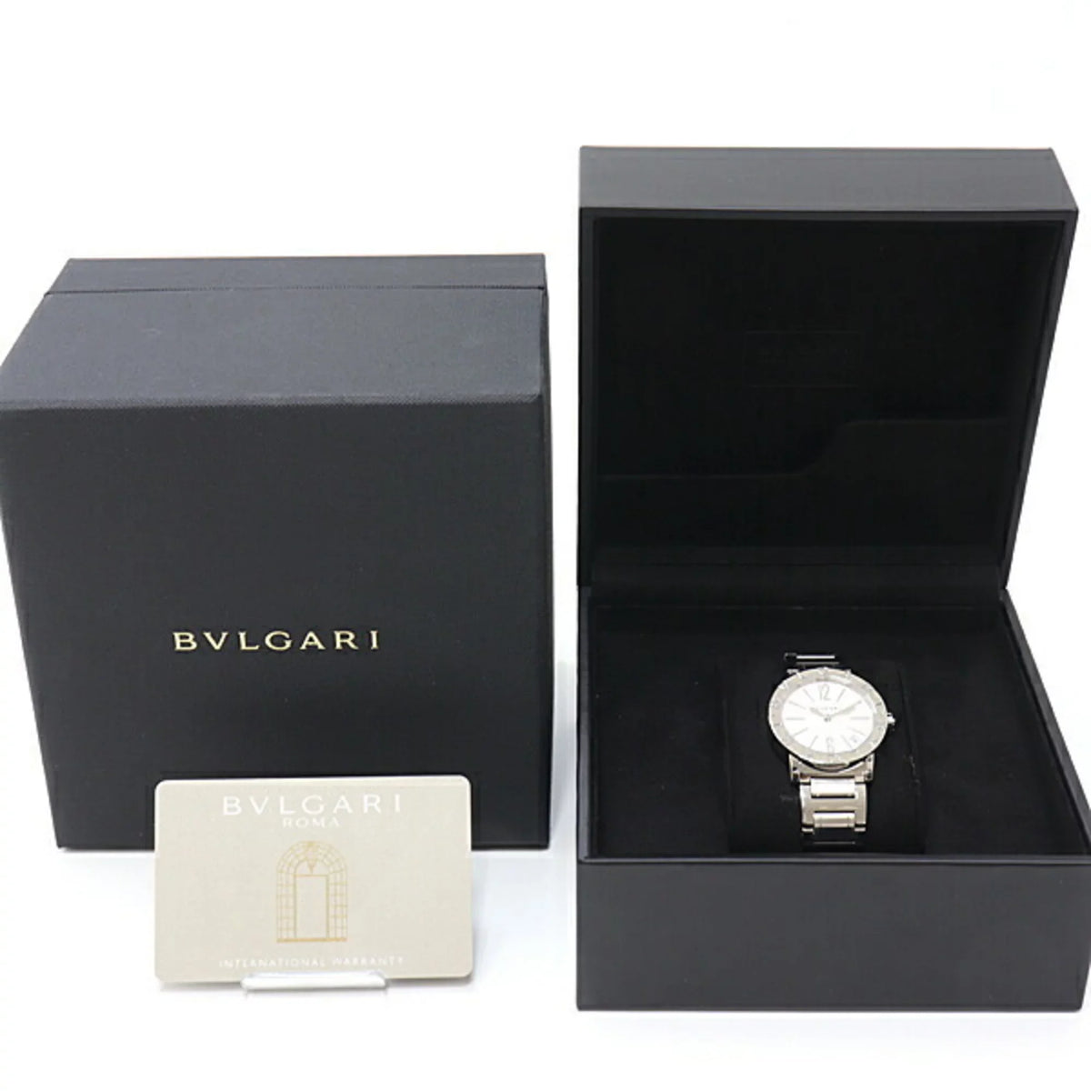 Pre-Owned White Winding Shell Watch Dial BBL33WSSD (Like New) Bulgari Boys Automatic