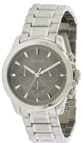 Mens Steel Chronograph Bulova Watch Stainless 96A180