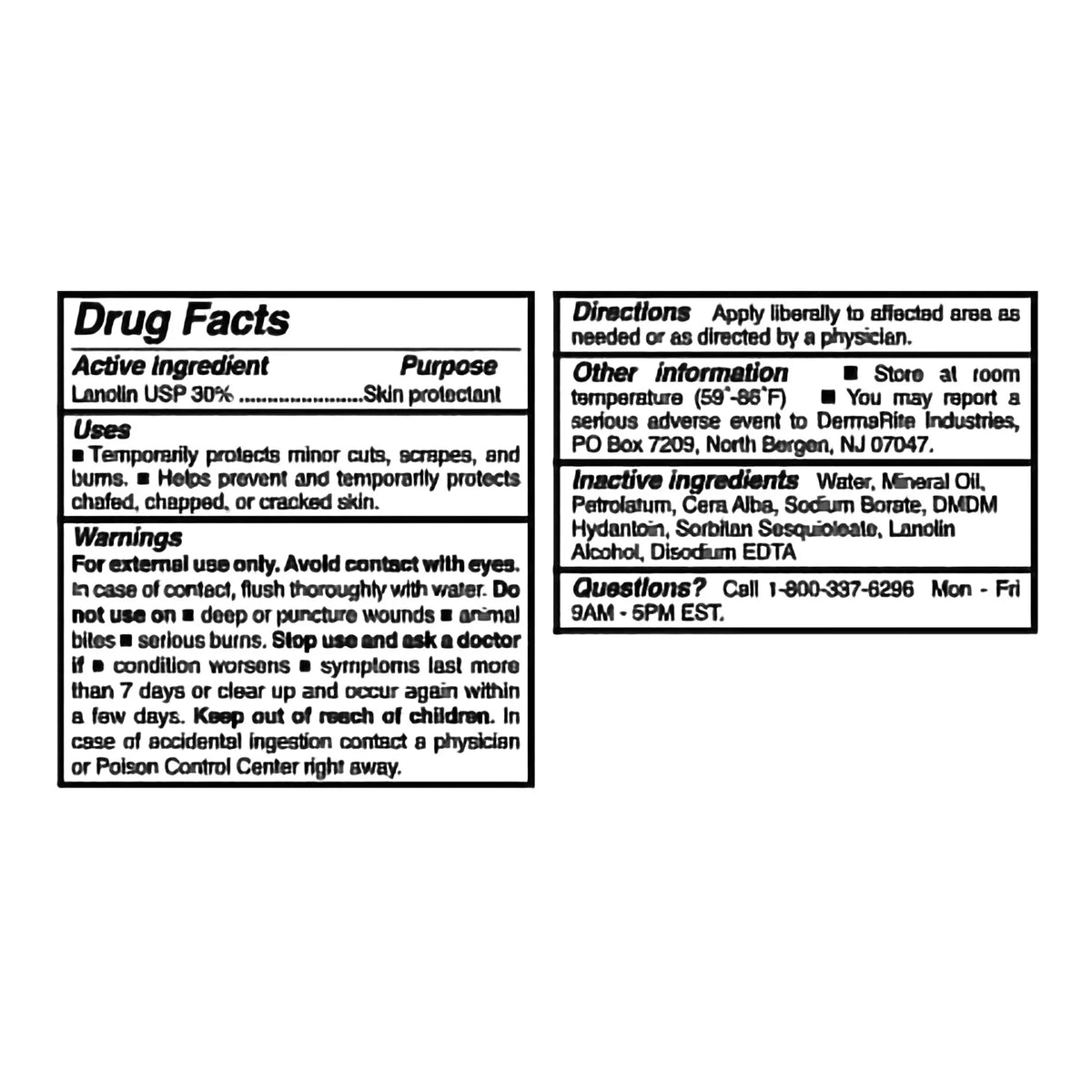 LS0710 Lantiseptic 1 Scent oz. Skin Protectant Lanolin Ct 14 Cream Jar