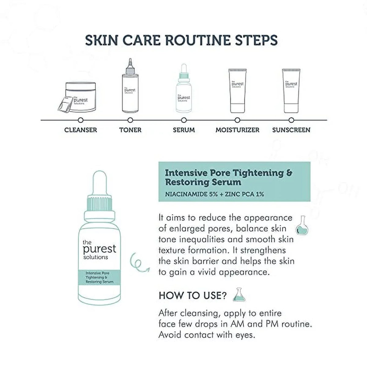 The ml Serum & Tightening 30 Solutions Purest Lightening Pore Intensive
