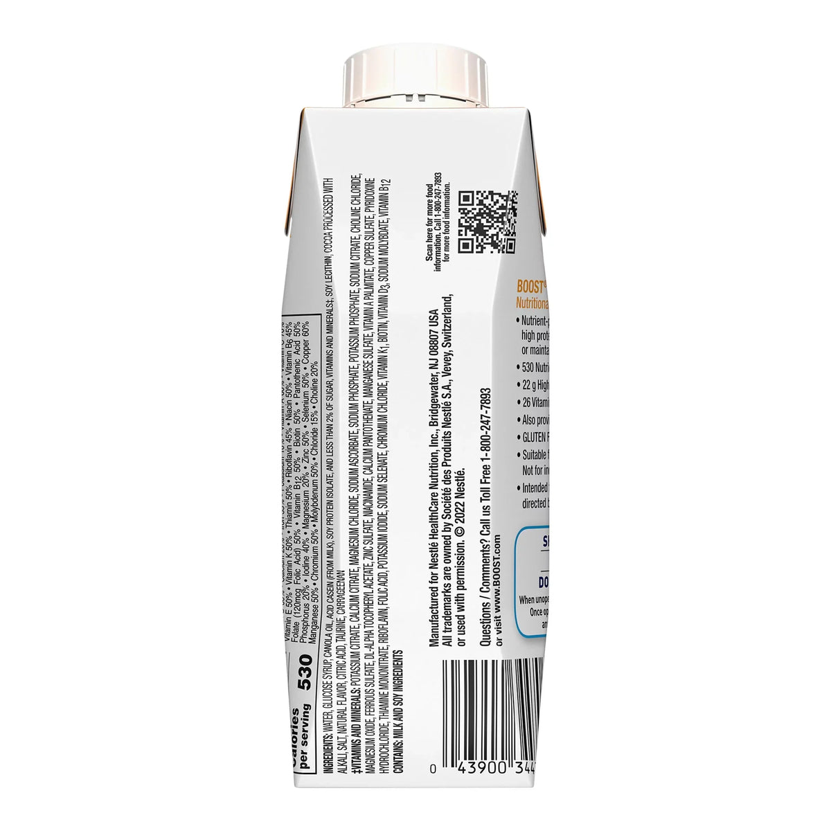 Very Chocolate 8 Calorie Complete Reclosable Nutritional Nestle Carton Ct Boost Drink High 24 oz