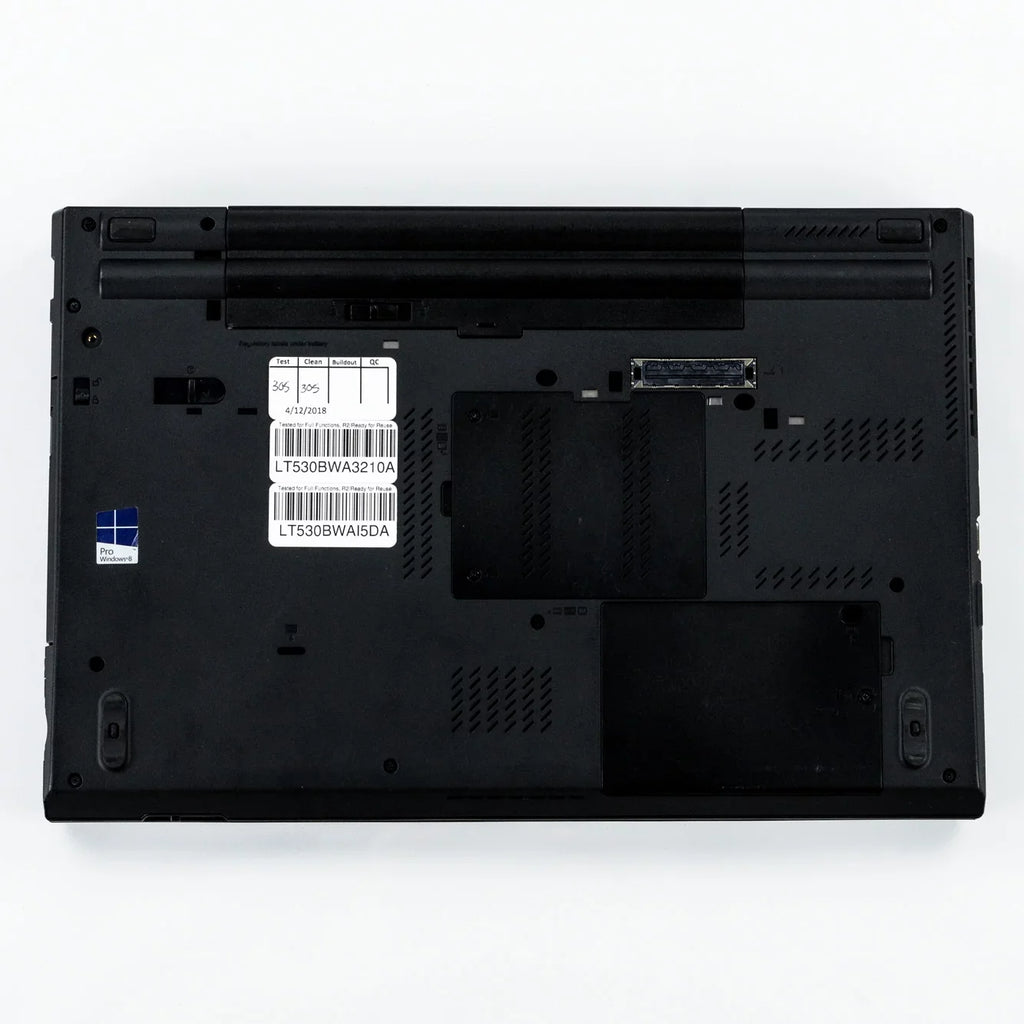 Dual-Core Pro B Laptop Win v. T530 8GB (Refurbished) 10 i5 Restored Lenovo 500GB ThinkPad