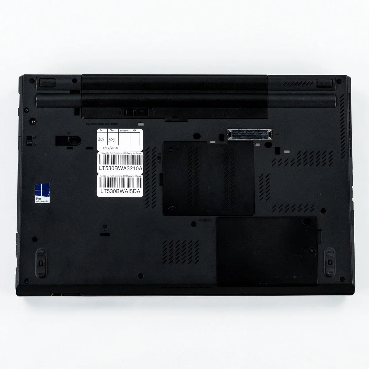 Dual-Core Pro B Laptop Win v. T530 8GB (Refurbished) 10 i5 Restored Lenovo 500GB ThinkPad