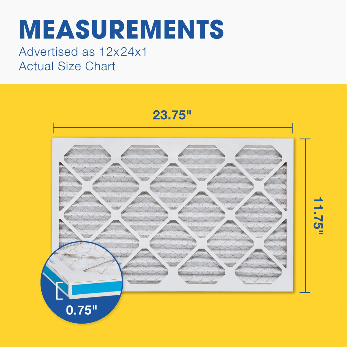 Air and Furnace 13, Aerostar - 6 of Filter Box by 12x24x1