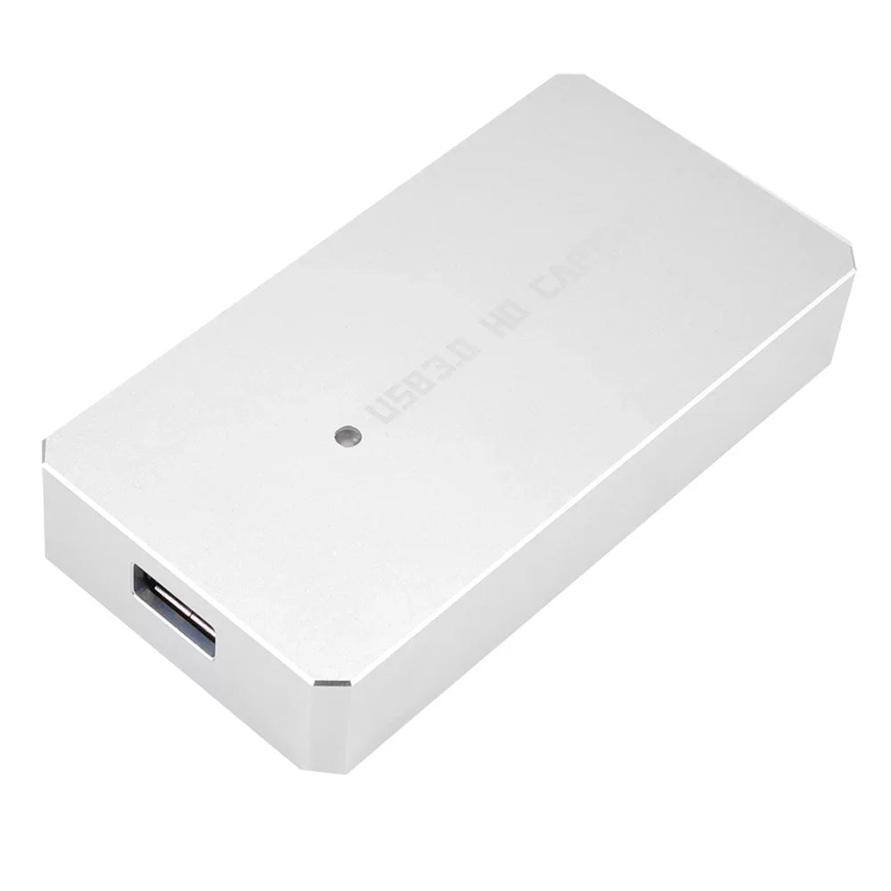 Silver for Live PS3 Plug Converter ezcap287P Card Video Capture One Streaming Play Game Recorder and U 3.0 1080P