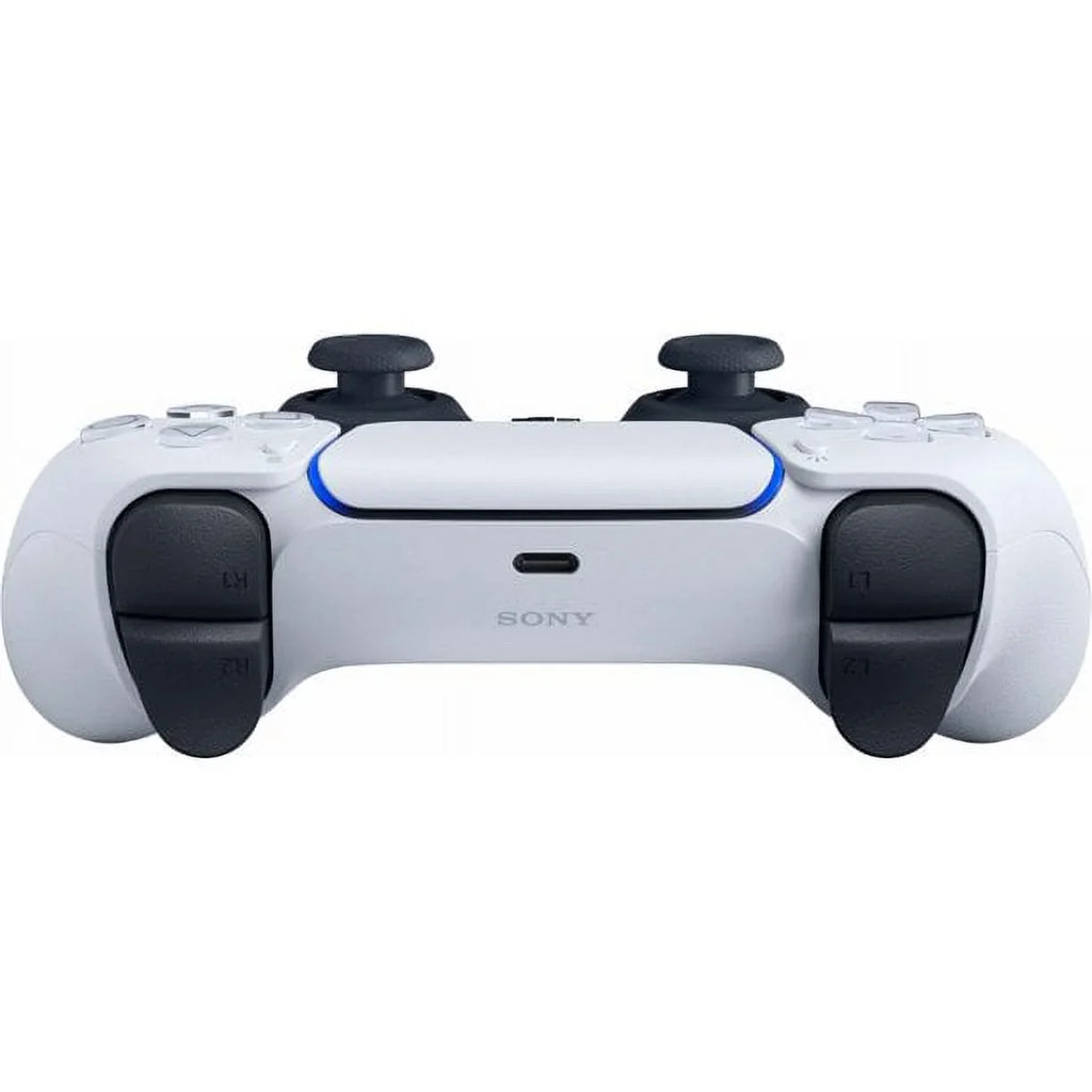 Sony and with Restored Black Version Playstation White CFI1015A Wireless Controller, 5 Disc Extra (Refurbished) DualSense