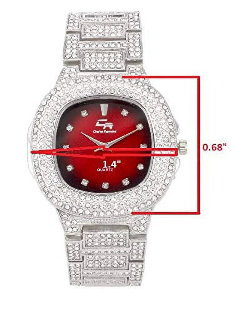 for The and King Watch Red) Couples Hip to Bling'ed Flaunt Out and - Power ( Dance Queen ST10325/ST10364 Blood On Floor His&Hers Set Off Perfect Hop