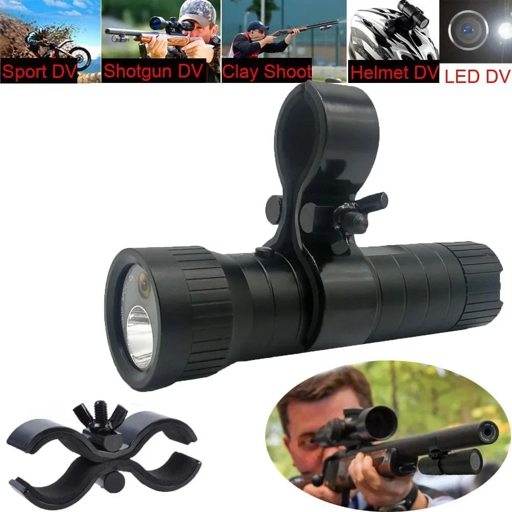 Hunting Moistureproof Camera, Action Mounted Clay Helmet Camera for Hunting Body Sport Cam and Shooting