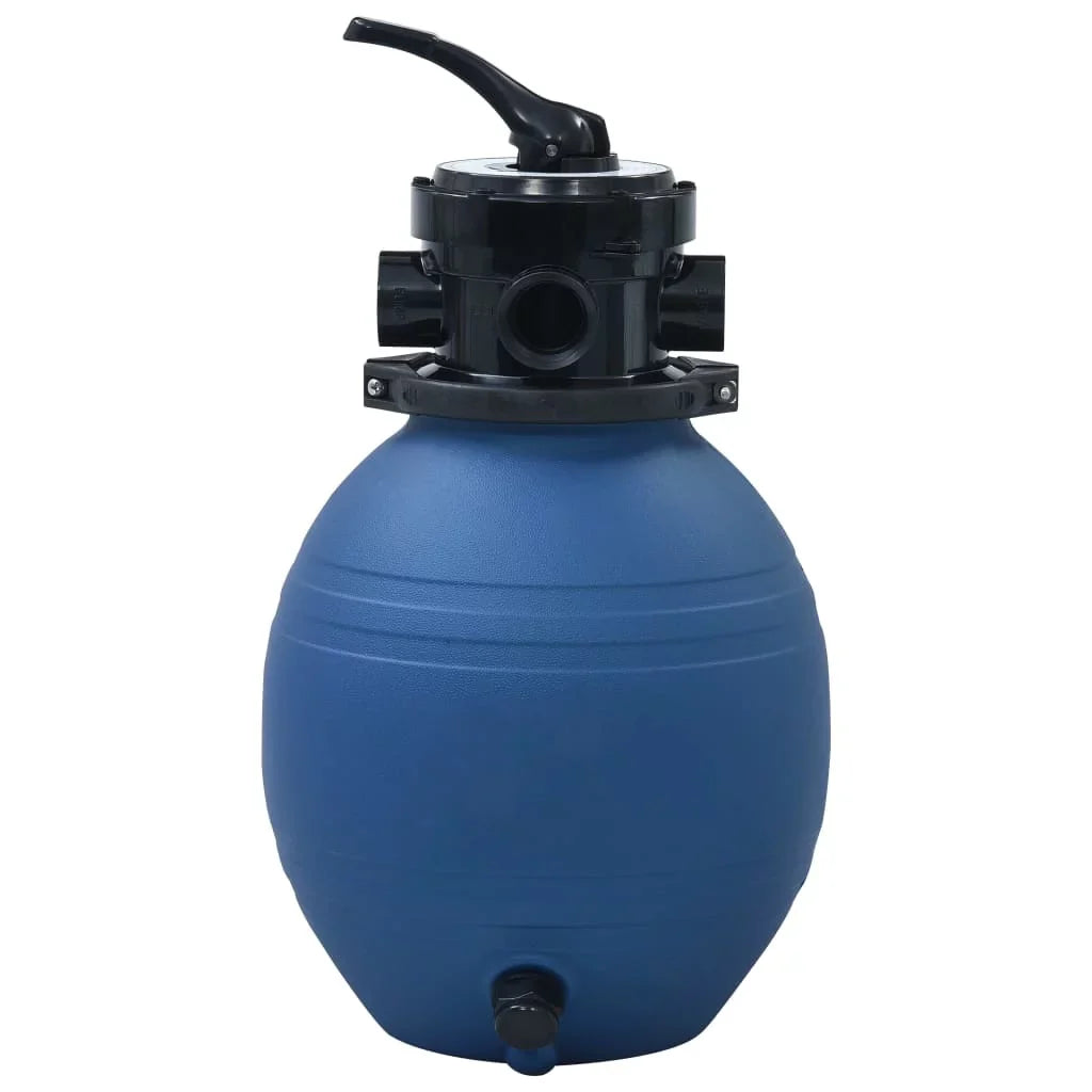 Pool Filter Blue 4 Sand Valve Position with 11.8"