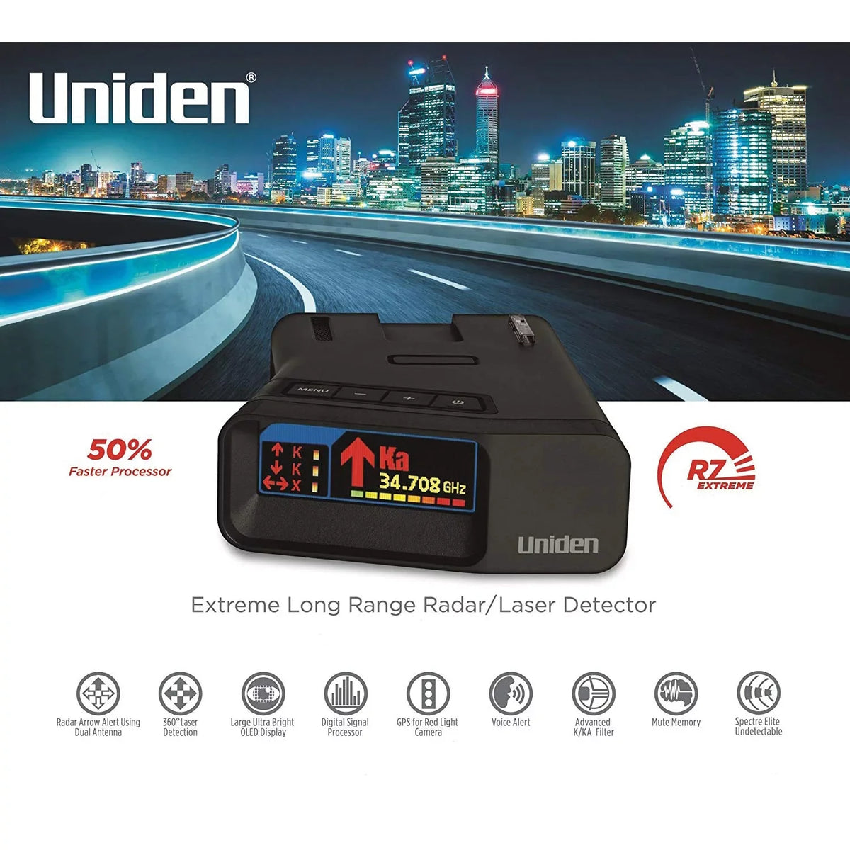 With Direction R7 Detector Threat Extreme And Uniden Laser/Radar Long-range