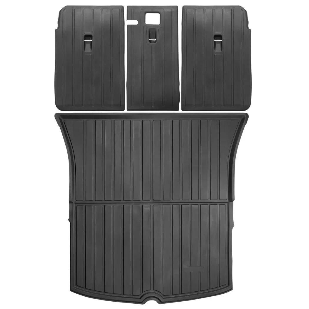 Model Back Tesla Non-slip Climatic Car Moistureproof 3 Mat, Floor Mats, Car Trunk Trunk with Seat All Y, 2021 Fits Floor Mats and 2022 Liner Rear 2020 Trunk